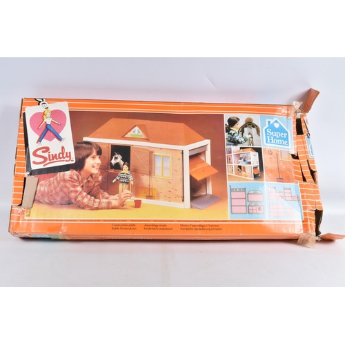 180 - THREE BOXED PEDIGREE SINDY HOUSE PLAYSETS, House, No.44570 and 2 x Super Home, No.4433, with boxed S... 