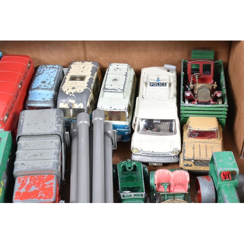 184 - A QUANTITY OF UNBOXED AND ASSORTED PLAYWORN DIECAST VEHICLES, to include Corgi Toys Chitty Chitty Ba... 