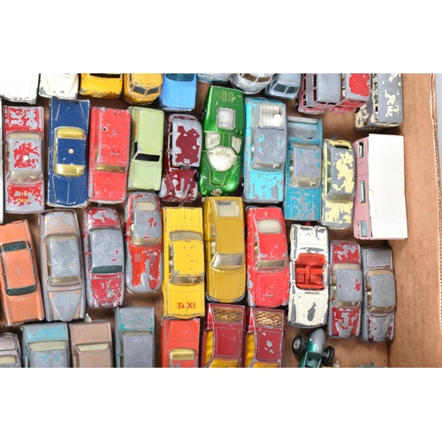 186 - A QUANTITY OF UNBOXED AND ASSORTED PLAYWORN DIECAST VEHICLES, majority are Matchbox 1 - 75 series or... 