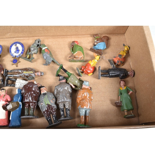 187 - A SMALL QUANTITY OF CADBURY COCOCUB FIGURES, with two Cococub badges including one with the V star i... 