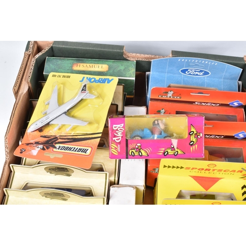 188 - A QUANTITY OF UNBOXED AND ASSORTED PLAYWORN DIECAST VEHICLES, to include a collection of Matchbox an... 