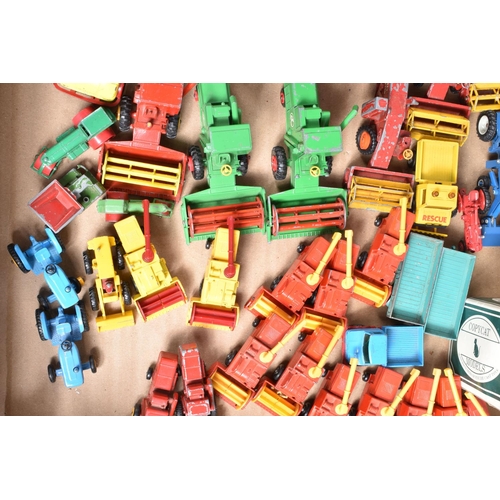 188 - A QUANTITY OF UNBOXED AND ASSORTED PLAYWORN DIECAST VEHICLES, to include a collection of Matchbox an... 