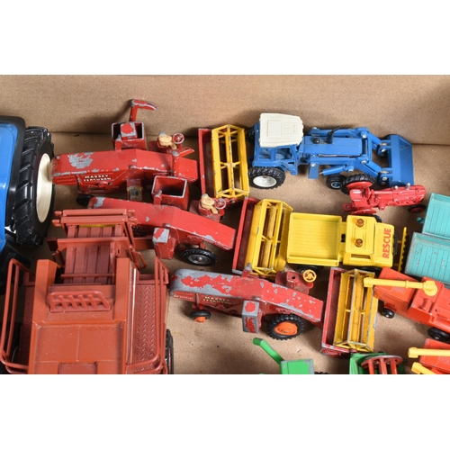 188 - A QUANTITY OF UNBOXED AND ASSORTED PLAYWORN DIECAST VEHICLES, to include a collection of Matchbox an... 