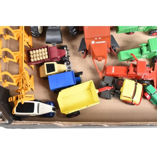 188 - A QUANTITY OF UNBOXED AND ASSORTED PLAYWORN DIECAST VEHICLES, to include a collection of Matchbox an... 