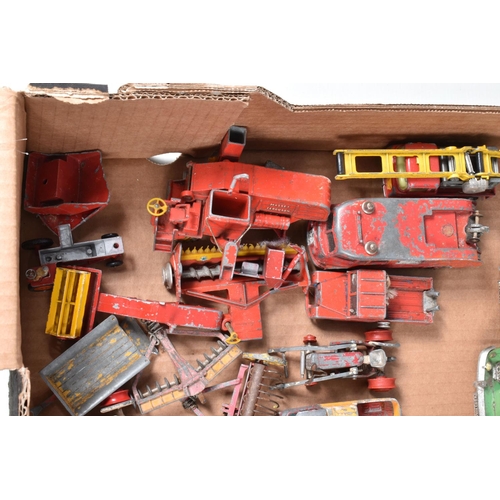 193 - A QUANTITY OF UNBOXED AND ASSORTED PLAYWORN DIECAST VEHICLES, to include Corgi, including Austin Cam... 