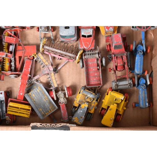 193 - A QUANTITY OF UNBOXED AND ASSORTED PLAYWORN DIECAST VEHICLES, to include Corgi, including Austin Cam... 