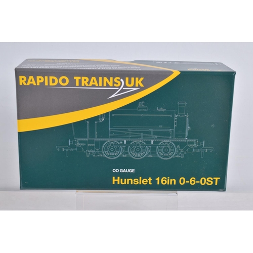 197 - A BOXED OO GAUGE RAPIDO TRAINS UK  LOCOMOTIVE Hunslet 16   0-3-0ST no. 1953 'Jacks Green' in Nassing... 