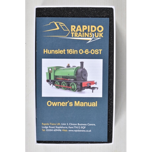 200 - A BOXED OO GAUGE RAPIDO TRAINS UK LOCOMOTIVE Hunslet 16   0-6-0ST 'Beatrice' South Yorkshire Area NC... 