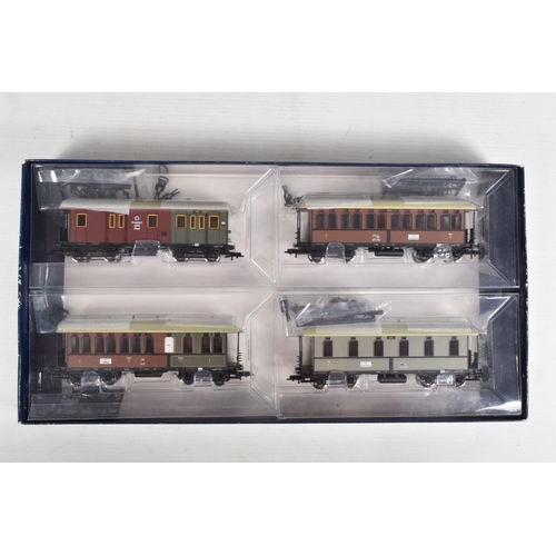 213 - A BOXED HO GAUGE LILIPUT Personenwagenset Langenschwalbacher KEPV Ep1, item no. L351010,  appears in... 