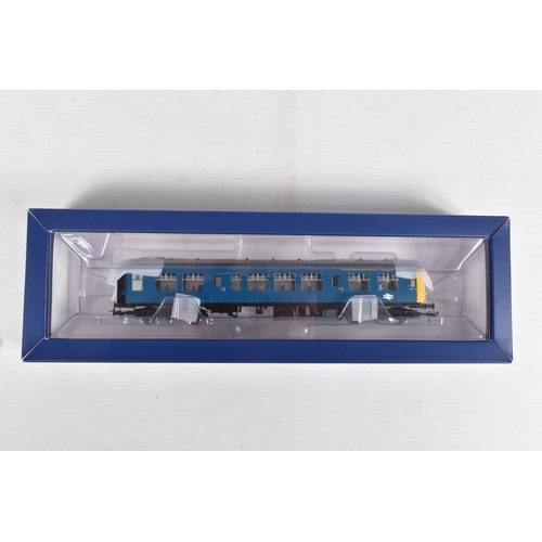 263 - A BOXED OO GAUGE BACHMANN BRANCHLINE MODEL RAILWAY TWO CAR PACK, Derby Lightweight DMU in BR Blue, m... 