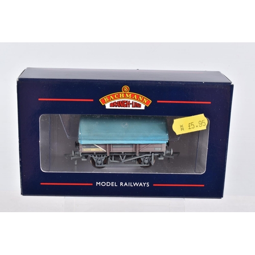 301 - NINE BOXED OO GAUGE BACHMANN BRANCHLINE MODEL RAILWAYS  ROLLING STOCK, to include two China Clay Wag... 