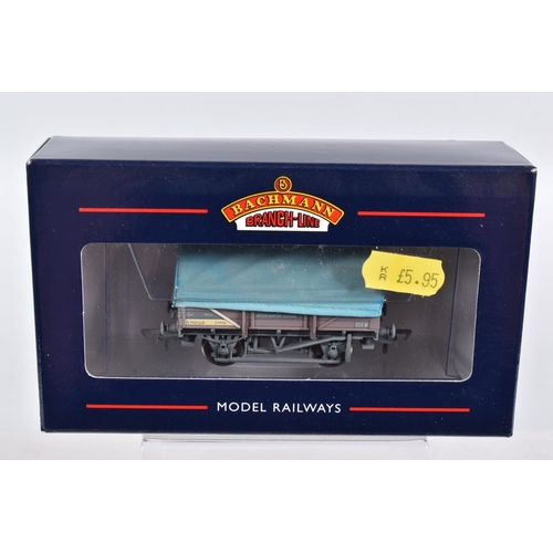 301 - NINE BOXED OO GAUGE BACHMANN BRANCHLINE MODEL RAILWAYS  ROLLING STOCK, to include two China Clay Wag... 