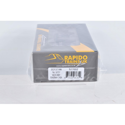 303 - SIX BOXED OO GAUGE  RAPIDO TRAINS UK MODEL RAILWAYS ROLLING STOCK, to include a 10T Diz. 1426 closed... 