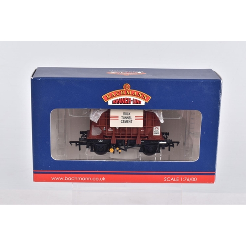 307 - NINE BOXED OO GAUGE BACHMANN BRANCHLINE MODEL RAILWAY ROLLING STOCK, to include a 12T BR Plywood Fru... 