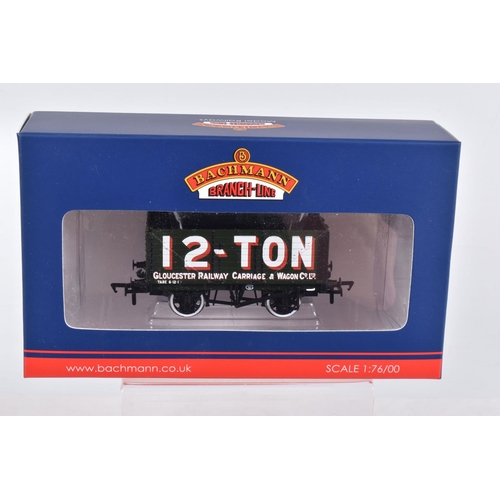 307 - NINE BOXED OO GAUGE BACHMANN BRANCHLINE MODEL RAILWAY ROLLING STOCK, to include a 12T BR Plywood Fru... 