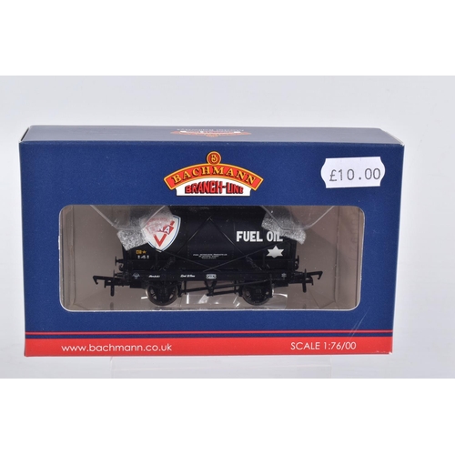 307 - NINE BOXED OO GAUGE BACHMANN BRANCHLINE MODEL RAILWAY ROLLING STOCK, to include a 12T BR Plywood Fru... 