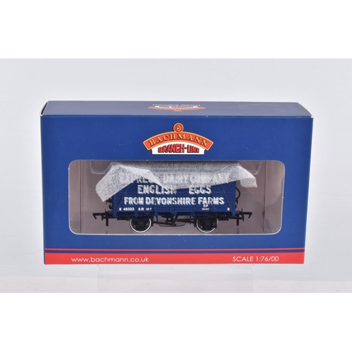 308 - SEVEN BOXED OO GAUGE BACHMANN BRANCHLINE MODEL RAILWAYS ROLLING STOCK, to include two of the Conflat... 