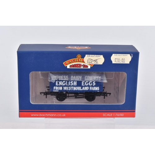 308 - SEVEN BOXED OO GAUGE BACHMANN BRANCHLINE MODEL RAILWAYS ROLLING STOCK, to include two of the Conflat... 