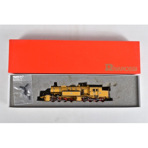 317 - A BOXED RIVAROSSI HO GAUGE BAVARIAN AND K BAY MODEL STEAM LOCOMOTIVE, 0-8-8-0,  1396 K Bay mustard 5... 