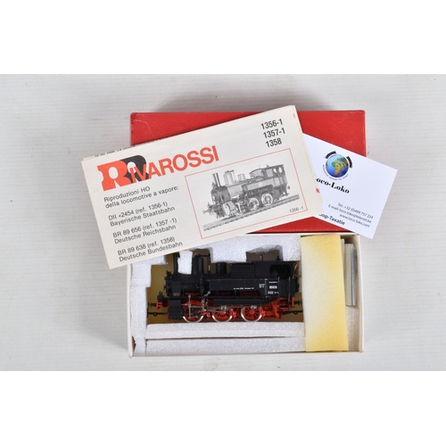 318 - THREE BOXED RIVAROSSI HO GAUGE MODEL RAILWAY STEAM LOCOMOTIVE, to include a Deutsche Bundesbahn 'Ann... 