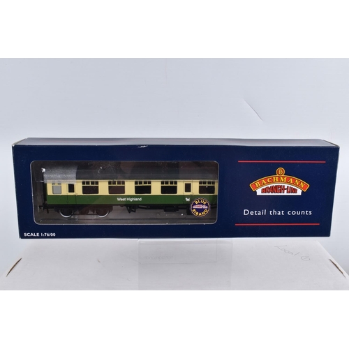 323 - FOUR BOXED OO GAUGE BACHMANN BRANCHLINE MODEL RAILWAY COACHES, to include  a  Mark I  TSO 'West High... 