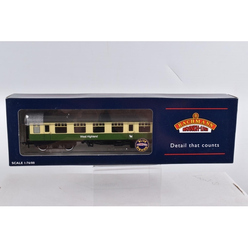 323 - FOUR BOXED OO GAUGE BACHMANN BRANCHLINE MODEL RAILWAY COACHES, to include  a  Mark I  TSO 'West High... 