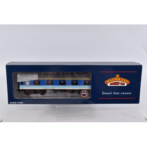 324 - SIX BOXED OO GAUGE BACHMANN BRANCHLINE MODEL RAILWAY COACHES, to include two Mk1 TSO tourist second ... 