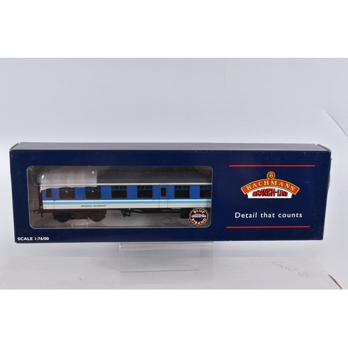 324 - SIX BOXED OO GAUGE BACHMANN BRANCHLINE MODEL RAILWAY COACHES, to include two Mk1 TSO tourist second ... 