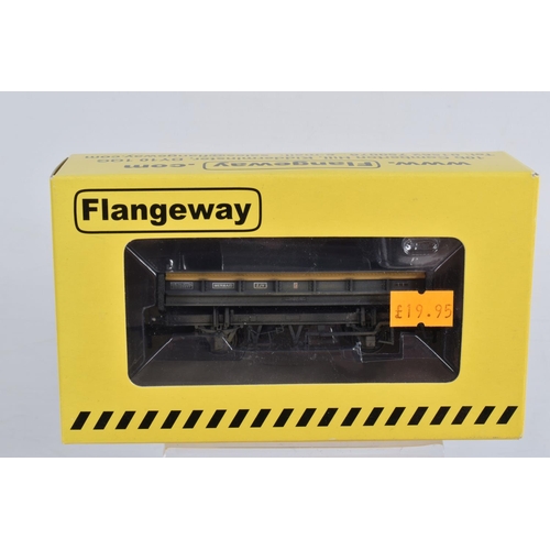 328 - FIVE BOXED OO GAUGE FLANGEWAY MODEL RAILWAY WAGONS AND SNOWPLOUGHS, to include a ME-4 Flangeway  BR ... 