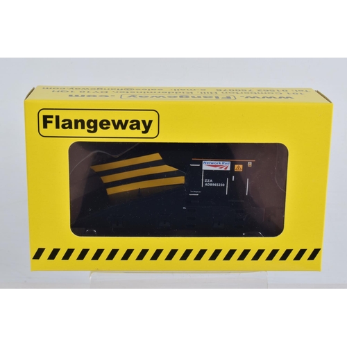 328 - FIVE BOXED OO GAUGE FLANGEWAY MODEL RAILWAY WAGONS AND SNOWPLOUGHS, to include a ME-4 Flangeway  BR ... 