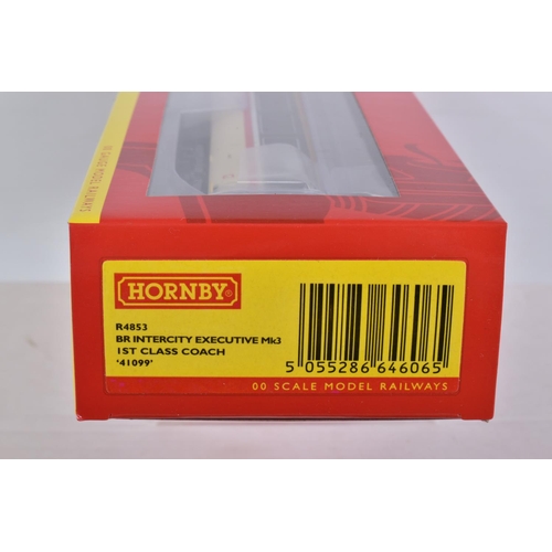 331 - FOUR BOXED HORNBY 00 SCALE BR INTERCITY EXECUTIVE Mk3 COACHES, to include a BR Intercity Executive M... 