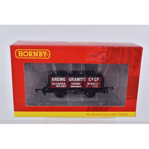 332 - TEN BOXED HORNBY 00 SCALE WAGONS, to include two  5 Plank Wagon Arenig Granite Co.Ltd ' 207' models,... 