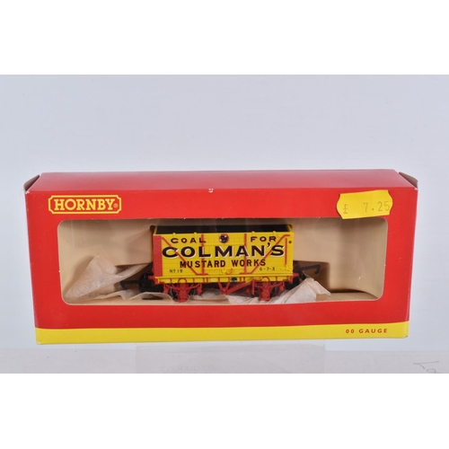 333 - TEN BOXED HORNBY 00 SCALE WAGONS, to include a 4 plank Wagon Great Wheal Prosper, numbered R 6594, a... 