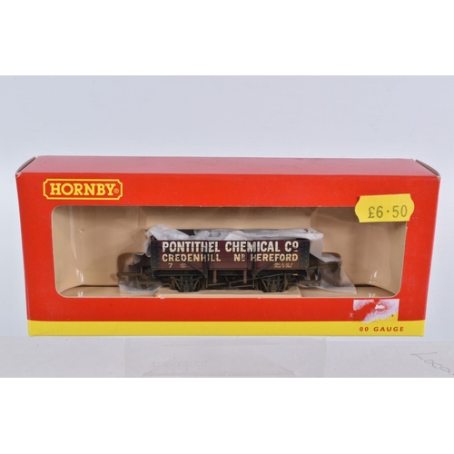 333 - TEN BOXED HORNBY 00 SCALE WAGONS, to include a 4 plank Wagon Great Wheal Prosper, numbered R 6594, a... 