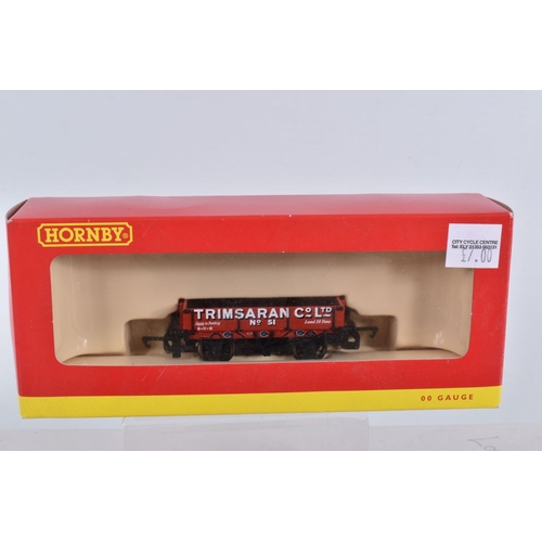 333 - TEN BOXED HORNBY 00 SCALE WAGONS, to include a 4 plank Wagon Great Wheal Prosper, numbered R 6594, a... 