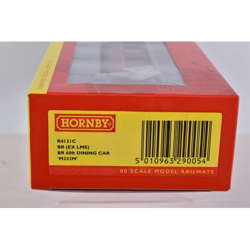 334 - SIX BOXED HORNBY 00 SCALE COACHES, to include a BR Bogie Passenger Brake, numbered R4536B, a BR Bogi... 