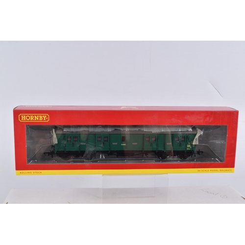 334 - SIX BOXED HORNBY 00 SCALE COACHES, to include a BR Bogie Passenger Brake, numbered R4536B, a BR Bogi... 