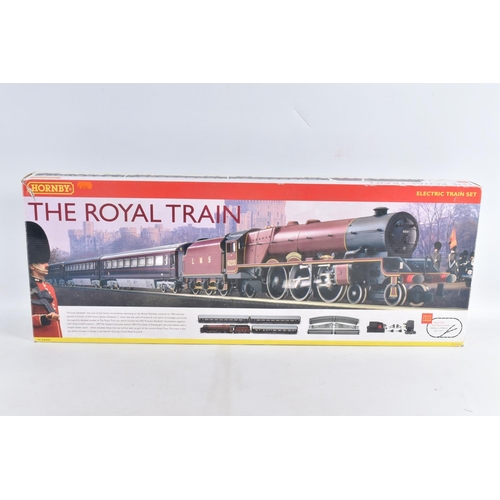 348 - TWO BOXED HORNBY RAILWAYS OO GAUGE TRAIN SETS, The Royal Train, No.R1057, comprising Princess class ... 