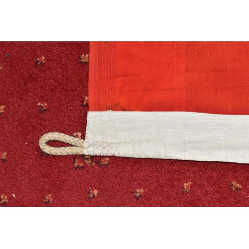 388 - A WWII ERA GERMAN KRIEGSMARINE FLAG, this is marked with an Eagle and M indicating it was for the Kr... 