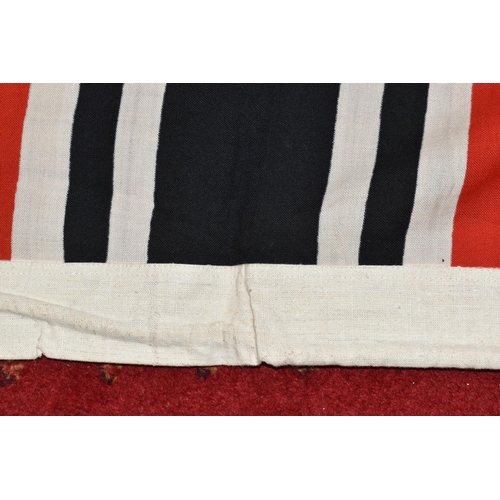 388 - A WWII ERA GERMAN KRIEGSMARINE FLAG, this is marked with an Eagle and M indicating it was for the Kr... 