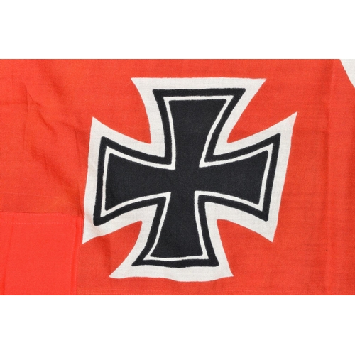 388 - A WWII ERA GERMAN KRIEGSMARINE FLAG, this is marked with an Eagle and M indicating it was for the Kr... 