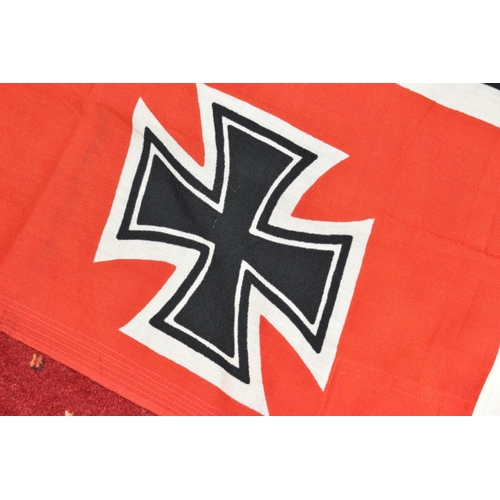 388 - A WWII ERA GERMAN KRIEGSMARINE FLAG, this is marked with an Eagle and M indicating it was for the Kr... 