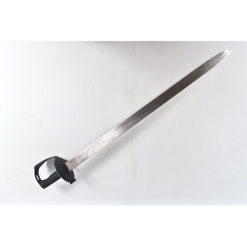 394 - A REPRODUCTION OF A 1804 PATTERN BOARDING CUTLASS, this comes complete with its scabbard and its bla... 