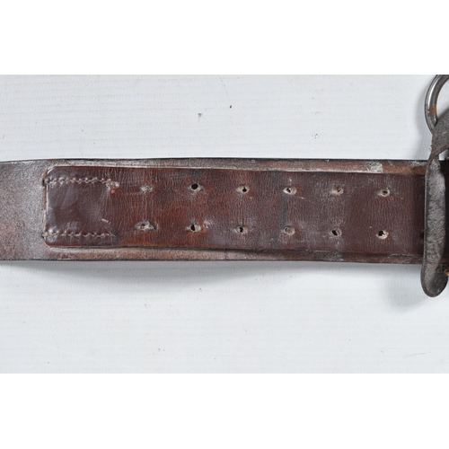 399 - A GERMAN SA DAGGER WITH BELT AND BUCKLE, this dagger has the stamp for Carl Schmidt Sohn Solingen on... 