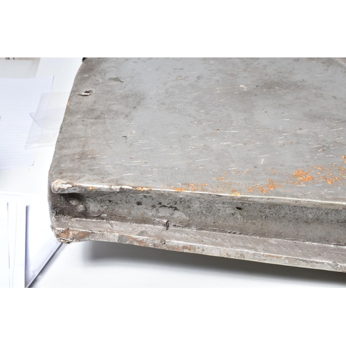 408 - A WING SECTION FROM A DE-HAVILLAND MOTH MINOR AIRPLANE, this wing section was silver in colour and h... 