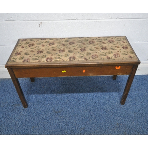 1202 - A MODERN BEECH GLASS TOP COFFEE TABLE, with a single drawer to each end and a selection of dividers,... 