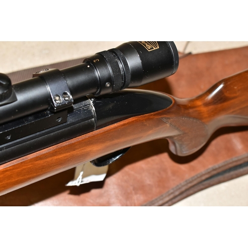 164 - A BSA UNDERLEVER .22 CALIBRE AIR RIFLE, serial no.GR03289, complete with Shrike Optical 3-9x40 teles... 