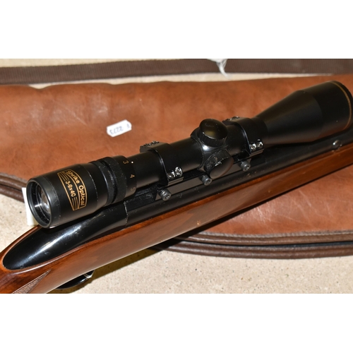 164 - A BSA UNDERLEVER .22 CALIBRE AIR RIFLE, serial no.GR03289, complete with Shrike Optical 3-9x40 teles... 