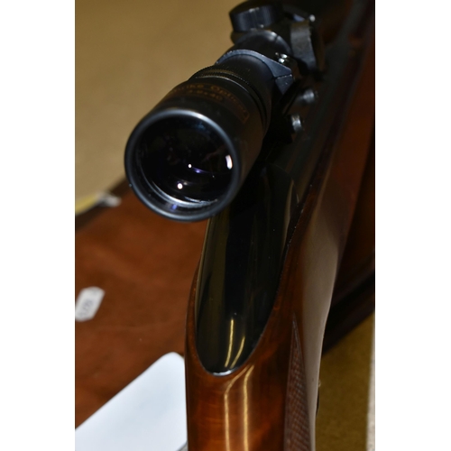 164 - A BSA UNDERLEVER .22 CALIBRE AIR RIFLE, serial no.GR03289, complete with Shrike Optical 3-9x40 teles... 