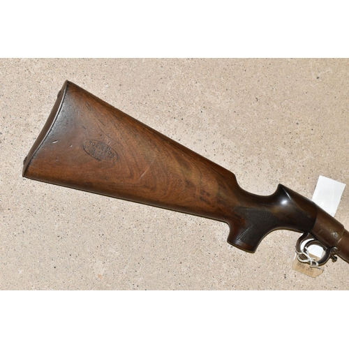 168 - A .177'' B.S.A. AIR RIFLE, serial number 15173, fitted with a pistol grip stock and spade handle co... 